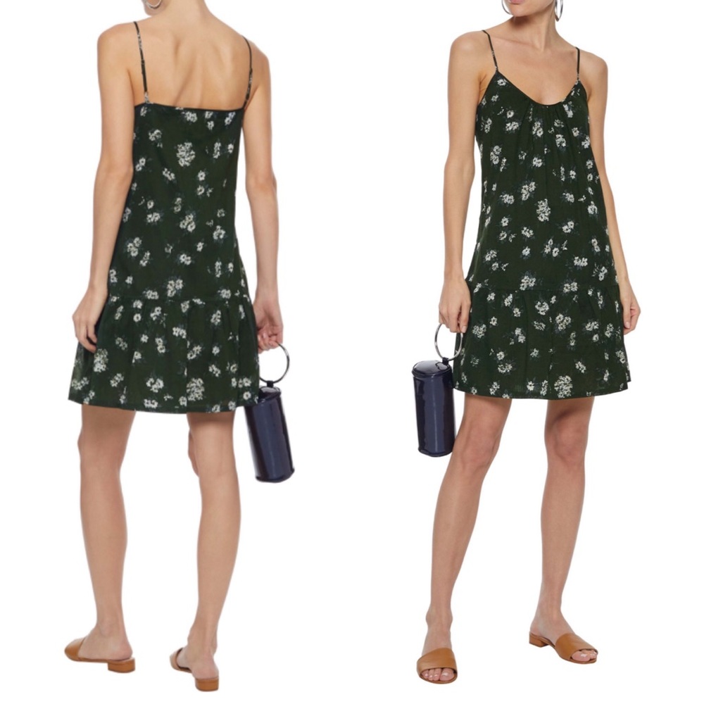 🆕 CURRENT/ELLIOTT Strappy Floral-print Mini Dress